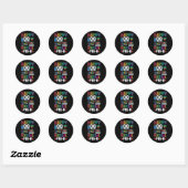 100 dagen Kinder lerarenstudent Ronde Sticker (Vel)