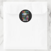 100 dagen Kinder lerarenstudent Ronde Sticker (Tas)