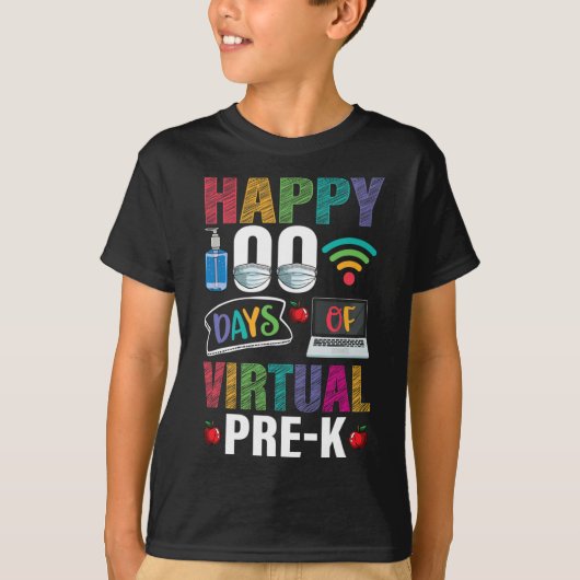 100 dagen Kinder lerarenstudent T-shirt (Voorkant)