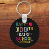 100 dagen Kinder schoolcadeau voor studenten Sleutelhanger (Voorkant)