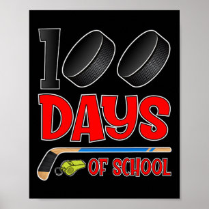 100 dagen Kinder schoolhockeystudent Poster