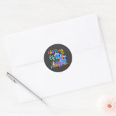 100 dagen kinderarts ronde sticker (Envelop)