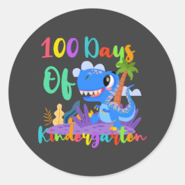 100 dagen kinderarts ronde sticker