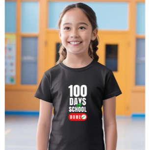 100 dagen Kinderen van schoolmeisjes T-shirt