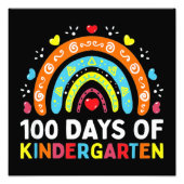 100 dagen Kindergarten Foto Afdruk (Voorkant)