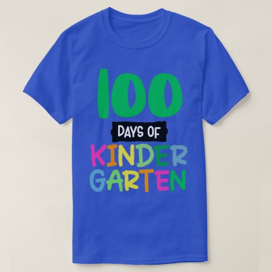 100 dagen Kindertuin 8 T-shirt (Design voorkant)