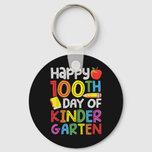 100 dagen kleuterjuf Kinder 100e dagen Sleutelhanger