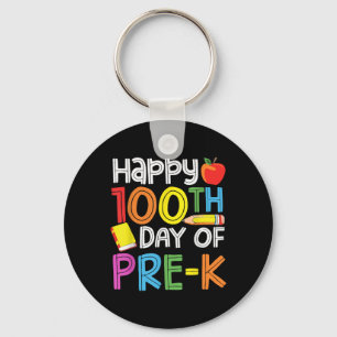 100 dagen kleuterjuf Kinder 100ste dagen Sleutelhanger