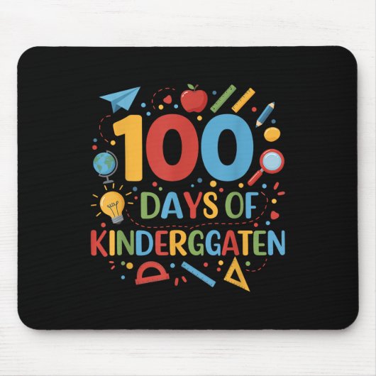 100 dagen kleuterschool 100 dagen muismat (Voorkant)