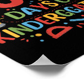 100 dagen kleuterschool 100 dagen poster (Hoek)