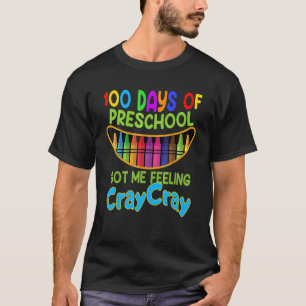 100 dagen kleuterschool Cray Cray Kids leerlingen T-shirt