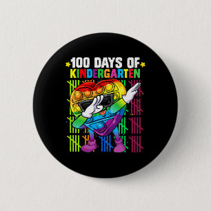 100 Dagen Kleuterschool Dabbing Kleurrijke Fidget  Ronde Button 5,7 Cm