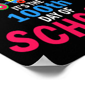 100 dagen kleuterschool leerkracht poster (Hoek)