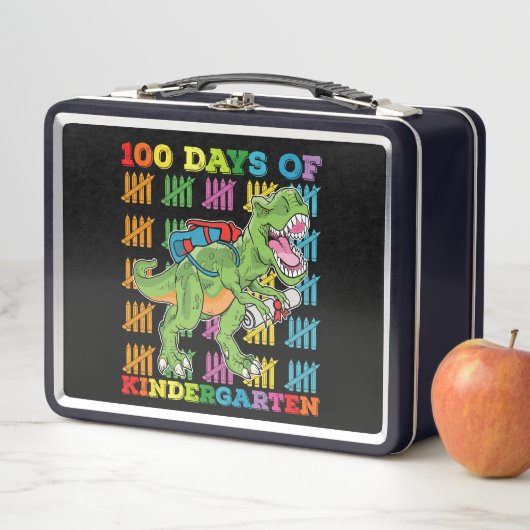 100 dagen kleuterschool T Rex Dinosaurusschool (In situ)