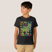 100 dagen kleuterschool T Rex Dinosaurusschool T-shirt (Voorkant volledig)