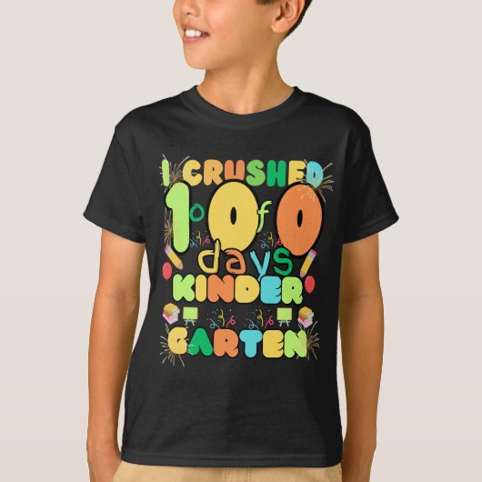 100 dagen kleuterschool t-shirt (Voorkant)