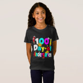100 dagen kleuterschool T-Shirt (Voorkant volledig)