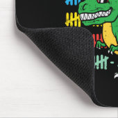 100 dagen kleuterschool Trex Dinosaurus 100e dag S Muismat (Hoek)