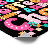 100 dagen koffie & amp; Chaos Teacher Retro 10 Poster (Hoek)