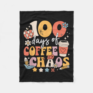 100 dagen koffie en chaos 100 dagen school fleece deken