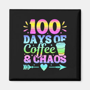 100 dagen koffie en chaos 100 dagen school magneet