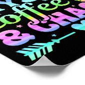 100 dagen koffie en chaos 100 dagen school poster (Hoek)