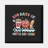 100 dagen koffie en chaos 100 dagen school t magneet (Voorkant)