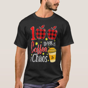 100 dagen koffie en chaos 100ste dag van school F T-shirt