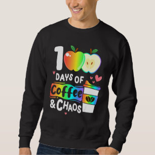 100 dagen koffie en chaos Happy 100th Day Schoo Trui