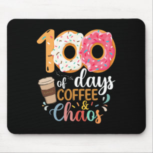 100 dagen Koffie- en Chaos-leraar 100 dagen gelede Muismat