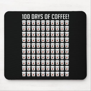 100 dagen koffie leraar waardering 100e dag muismat