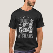 100 dagen koffie t-shirt (Voorkant)