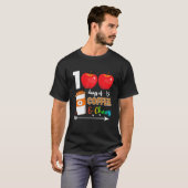 100 dagen koffie t-shirt (Voorkant volledig)