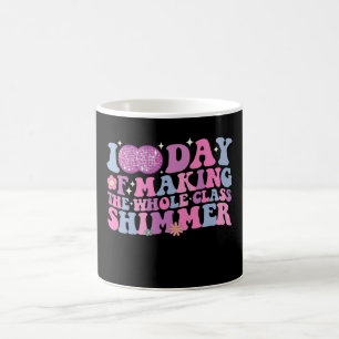 100 dagen lang de hele klas laten schitteren Disco Koffiemok