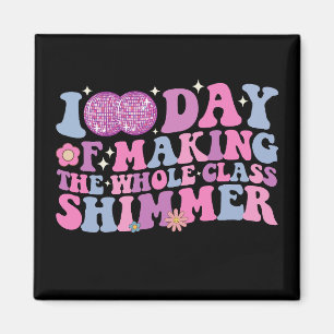 100 dagen lang de hele klas laten schitteren Disco Magneet