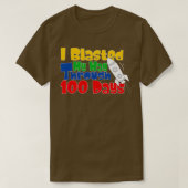100 dagen lang grappig 100e dag t-shirt (Design voorkant)