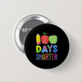100 dagen later 100 dagen lerares la school ronde button 5,7 cm (Voorkant /achterkant)