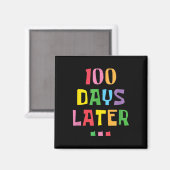 100 dagen later 100ste Dag van de Kinder Schooller Magneet (Voorkant / Achterkant)