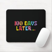 100 dagen later 100ste Dag van de Kinder Schooller Muismat (Met muis)