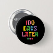 100 dagen later 100ste Dag van de Kinder Schooller Ronde Button 5,7 Cm (Voorkant /achterkant)