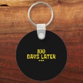 100 dagen later 100ste Dag van de Kinder Schooller Sleutelhanger (Voorkant)