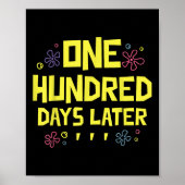 100 dagen later 100ste schooldag Honderd Poster (Voorkant)