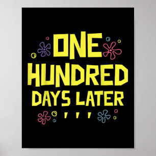 100 dagen later 100ste schooldag Honderd Poster