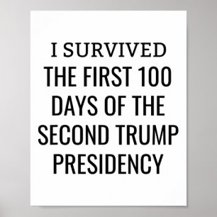 100 Dagen Later Overlevendenclub Tweede Trump-term Poster