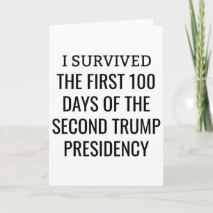 100 dagen later overlevingsclub tweede Trump termi Kaart