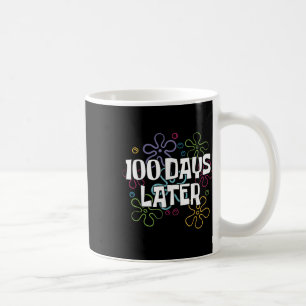 100 dagen later Shirt 100 dagen schoolleraar Koffiemok
