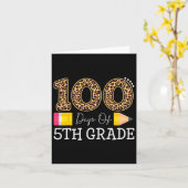 100 dagen leopard van de vijfde graad, 100e dag kaart (Gele Bloem)