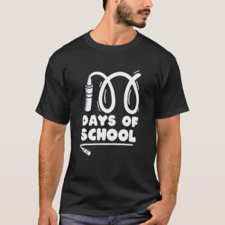 100 dagen leraar 100 dagen slimmer t-shirt