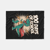 100 dagen leraar Dido Hero 100ste dag Fleece Deken (Voorkant (Horizontaal))