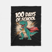 100 dagen leraar Dido Hero 100ste dag Fleece Deken (Voorkant)